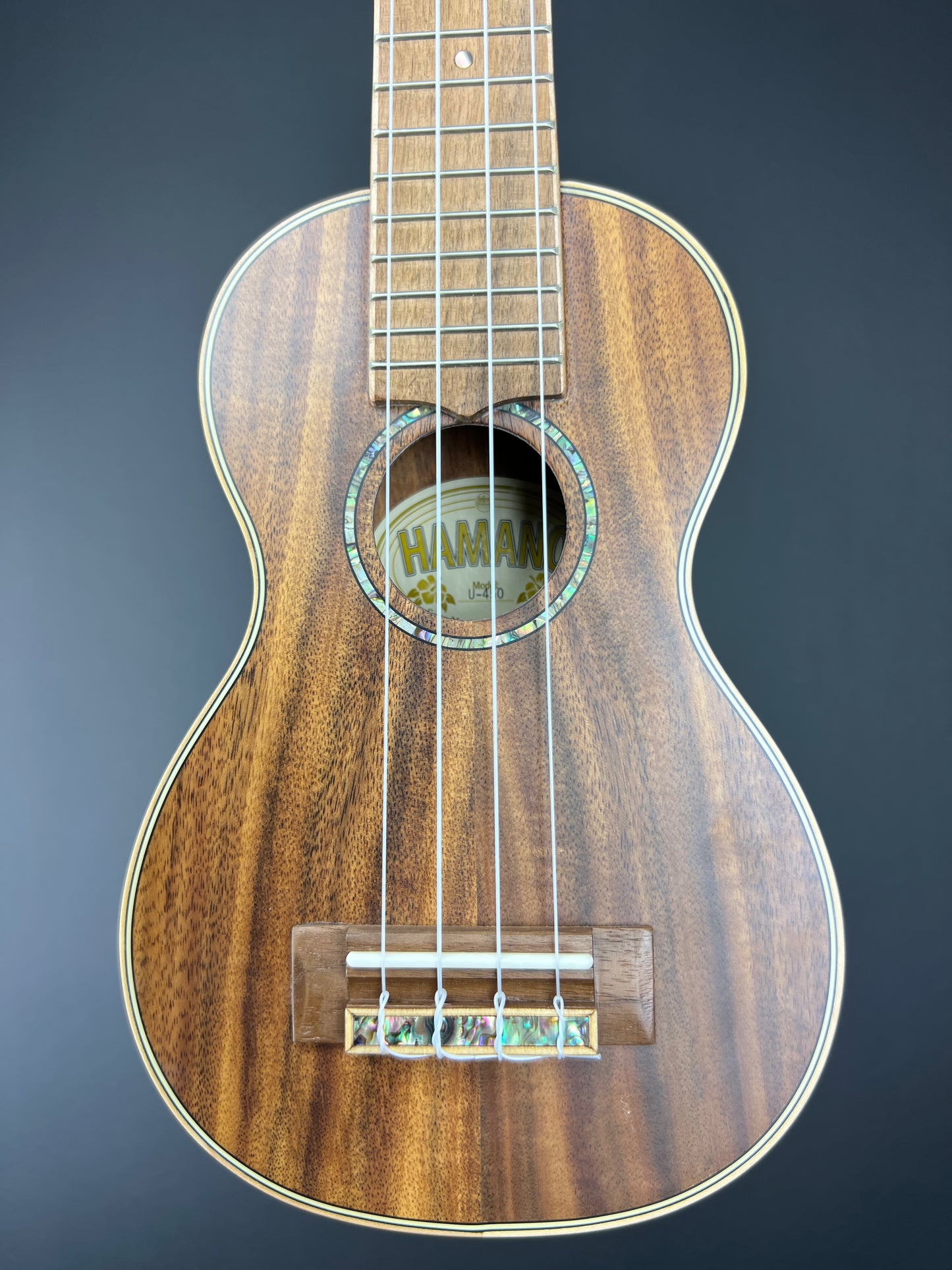 Hamano U-450 Deluxe All Acacia Soprano Ukulele Outfit - New