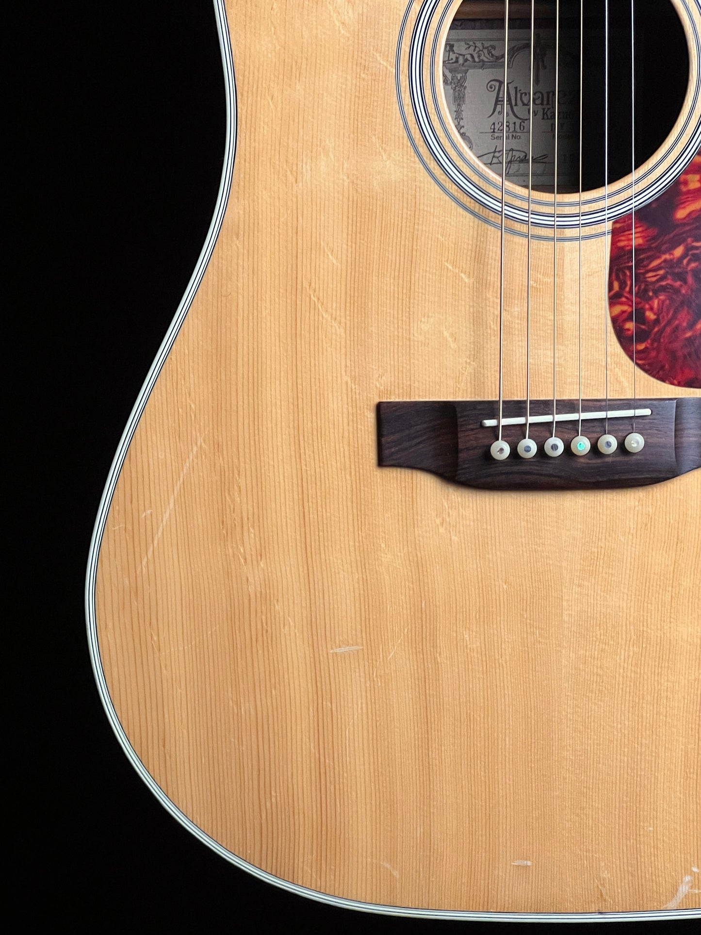 SOLD - 1990 Alvarez by Kazuo Yairi DY39 Dreadnought Acoustic Guitar - Used