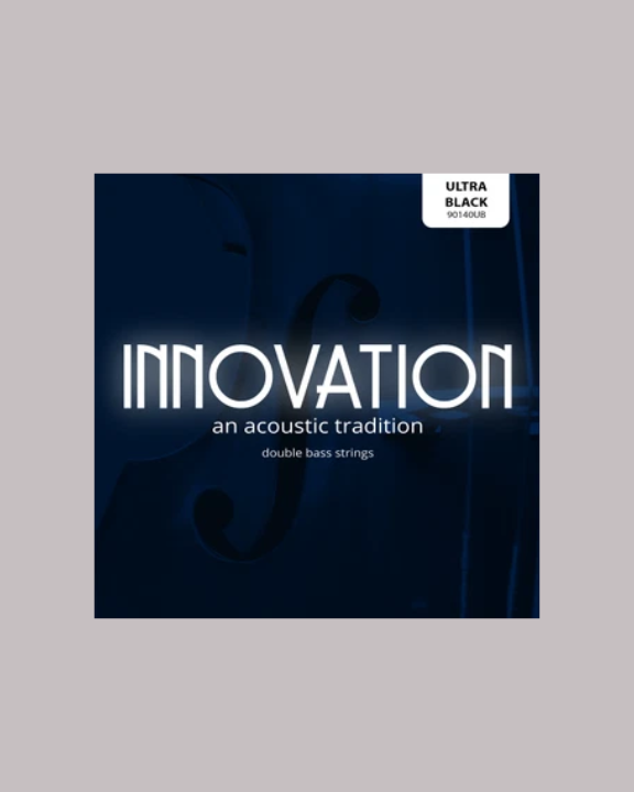 Innovation Ultra Blacks Double Bass Strings Standard Set - 90140UB