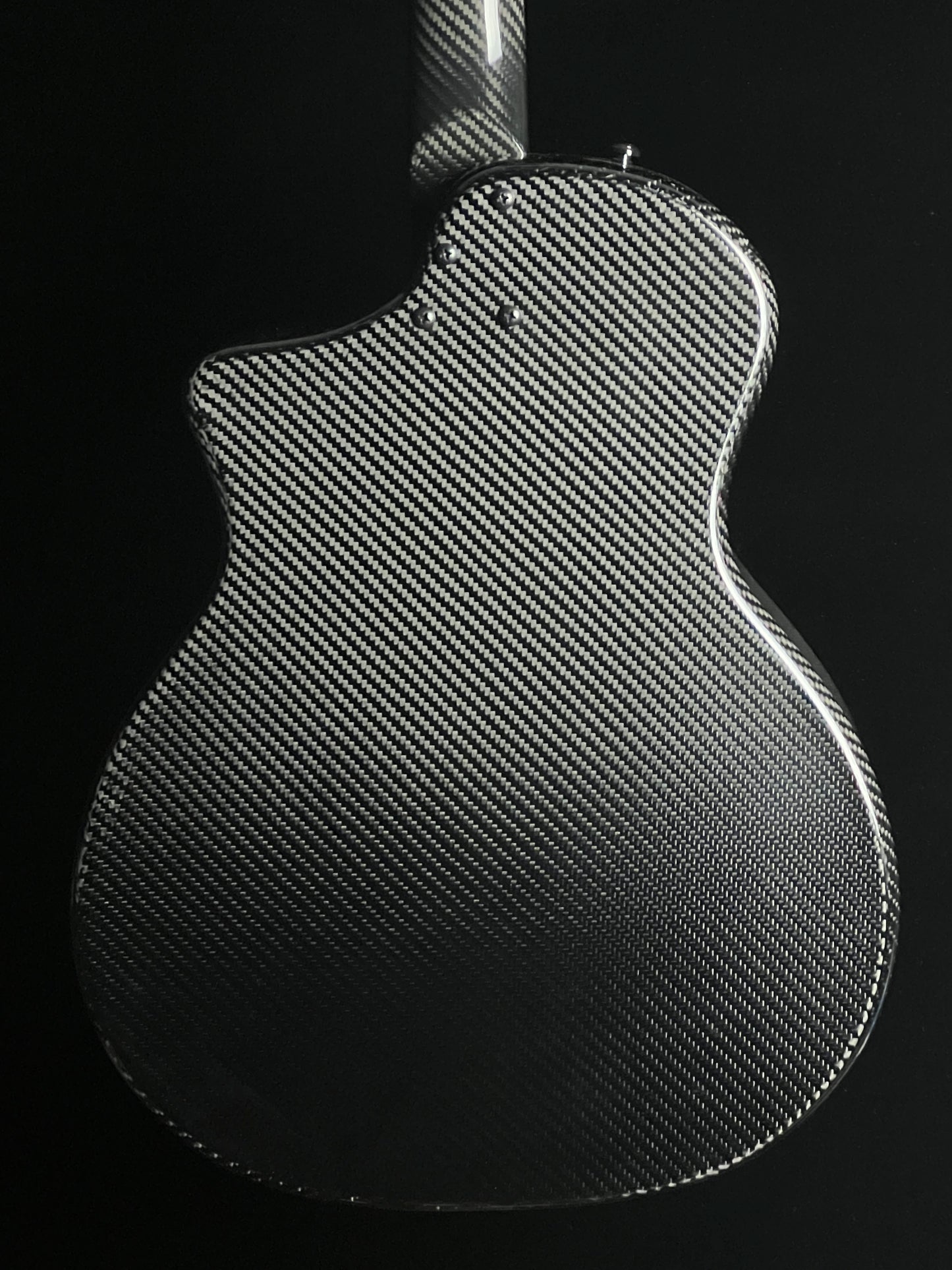 KLOS Grand Cutaway Mini Carbon Fiber Guitar with Fishman Pickup - New