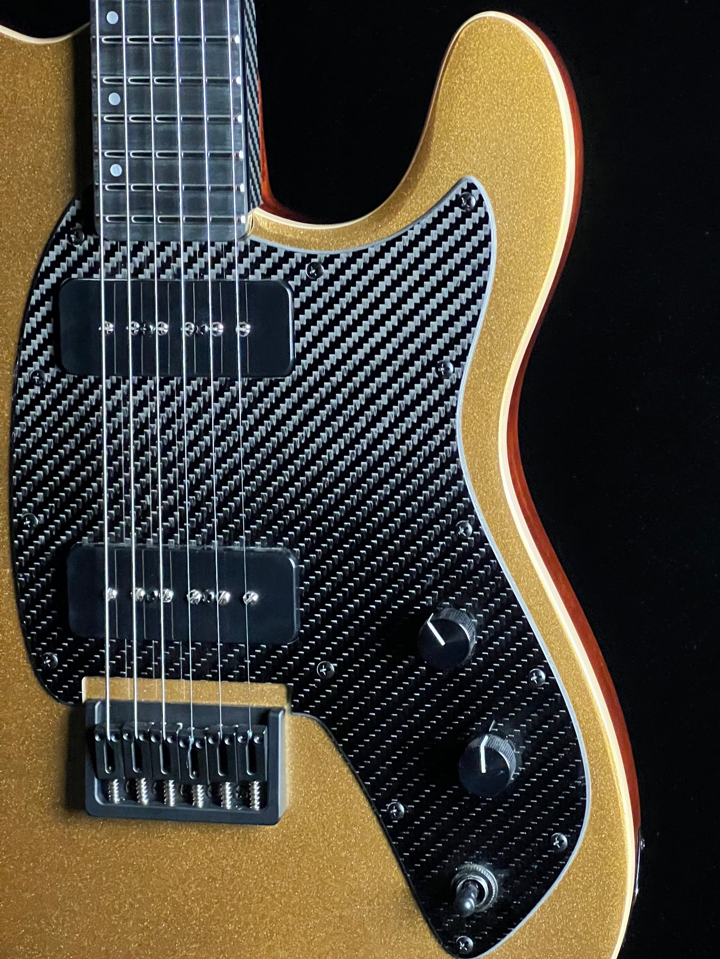 KLOS Telomere 22 Fret Custom Series Electric Guitar Mahogany Gold - New