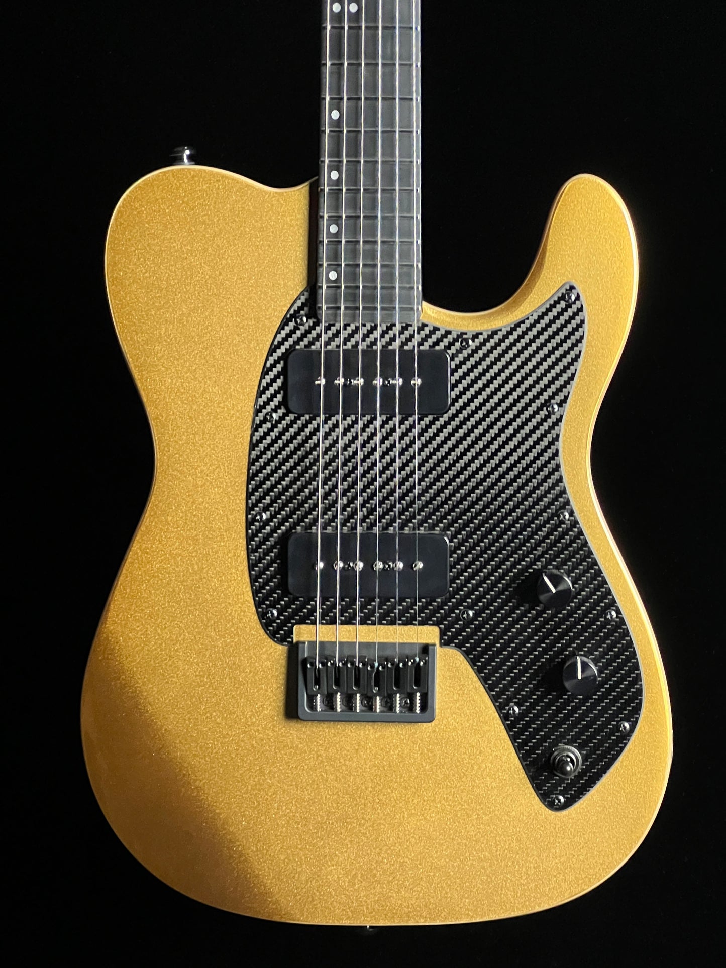 KLOS Telomere 22 Fret Custom Series Electric Guitar Mahogany Gold - New
