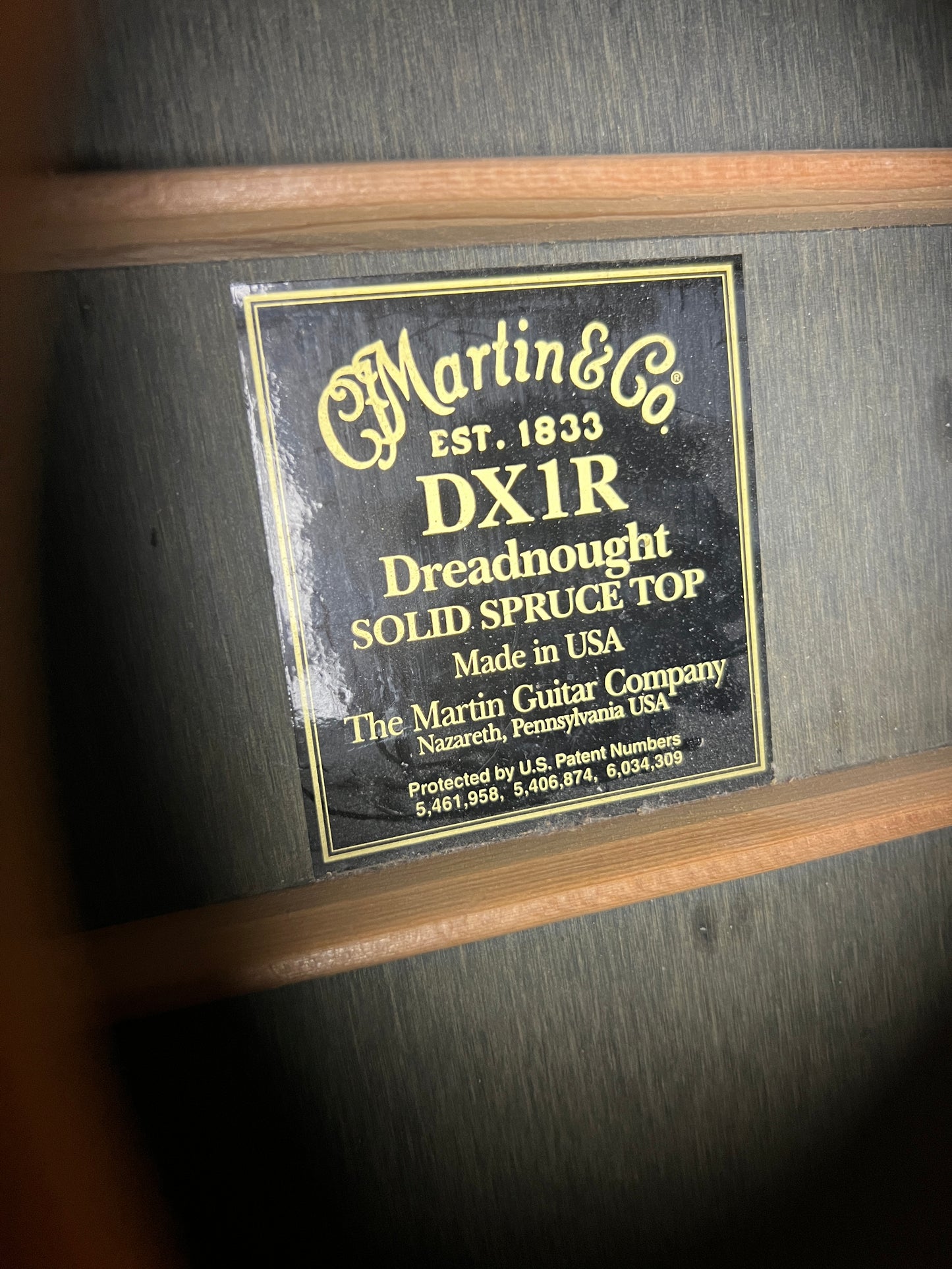 Martin DX1R Solid Spruce Acoustic Guitar - Used