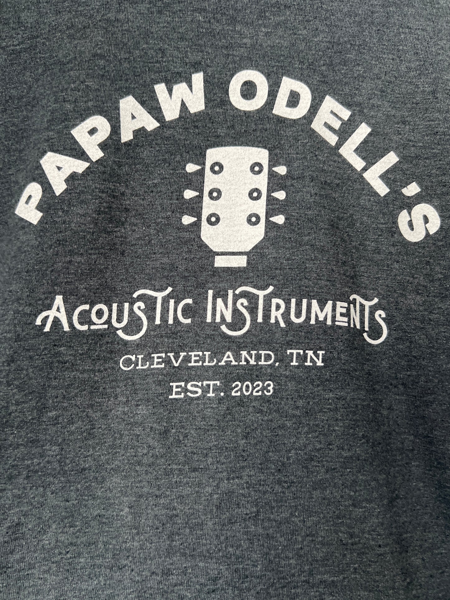 Papaw Odell's Acoustic Instruments T-Shirt - Dark Heather