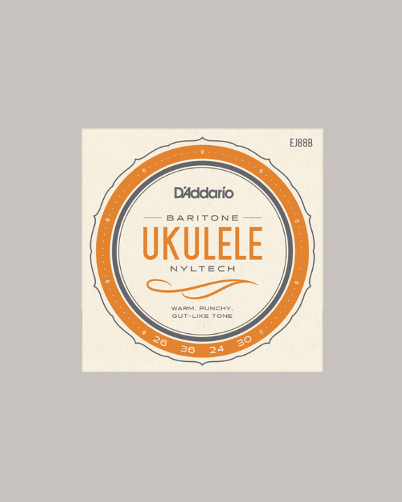 D'Addario Baritone Ukulele Nyltech Strings EJ88B