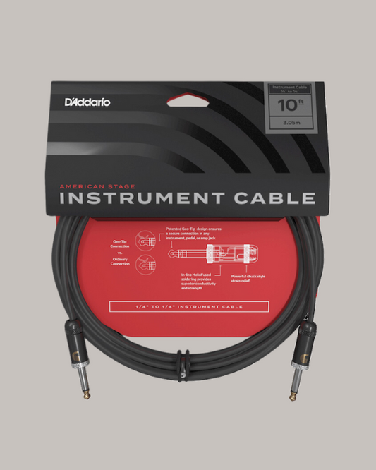 D'Addario American Stage Instrument Cable - 10ft