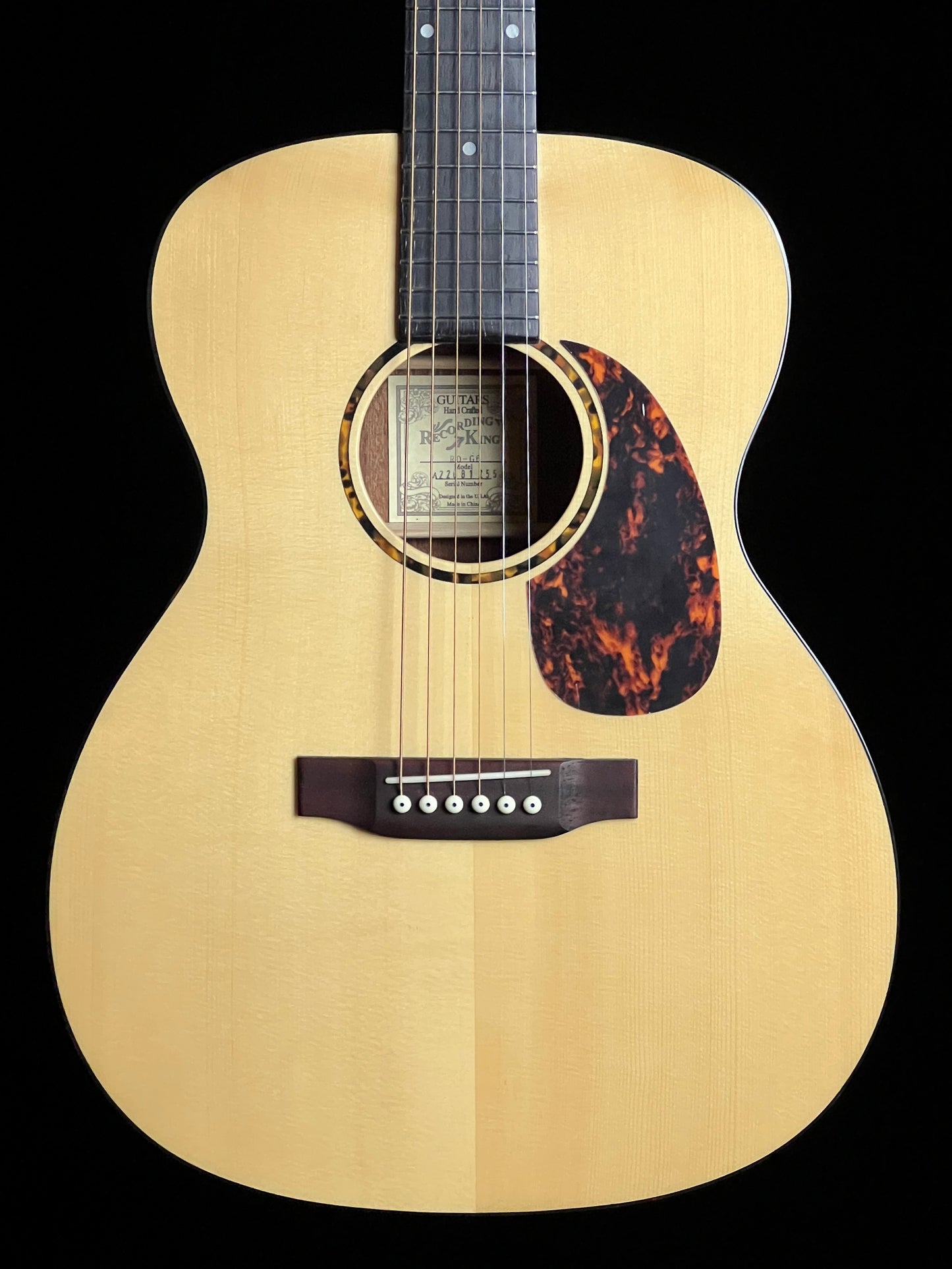 Recording King RO-G6 G6 000 Solid Spruce/ Mahogany Acoustic Guitar - New