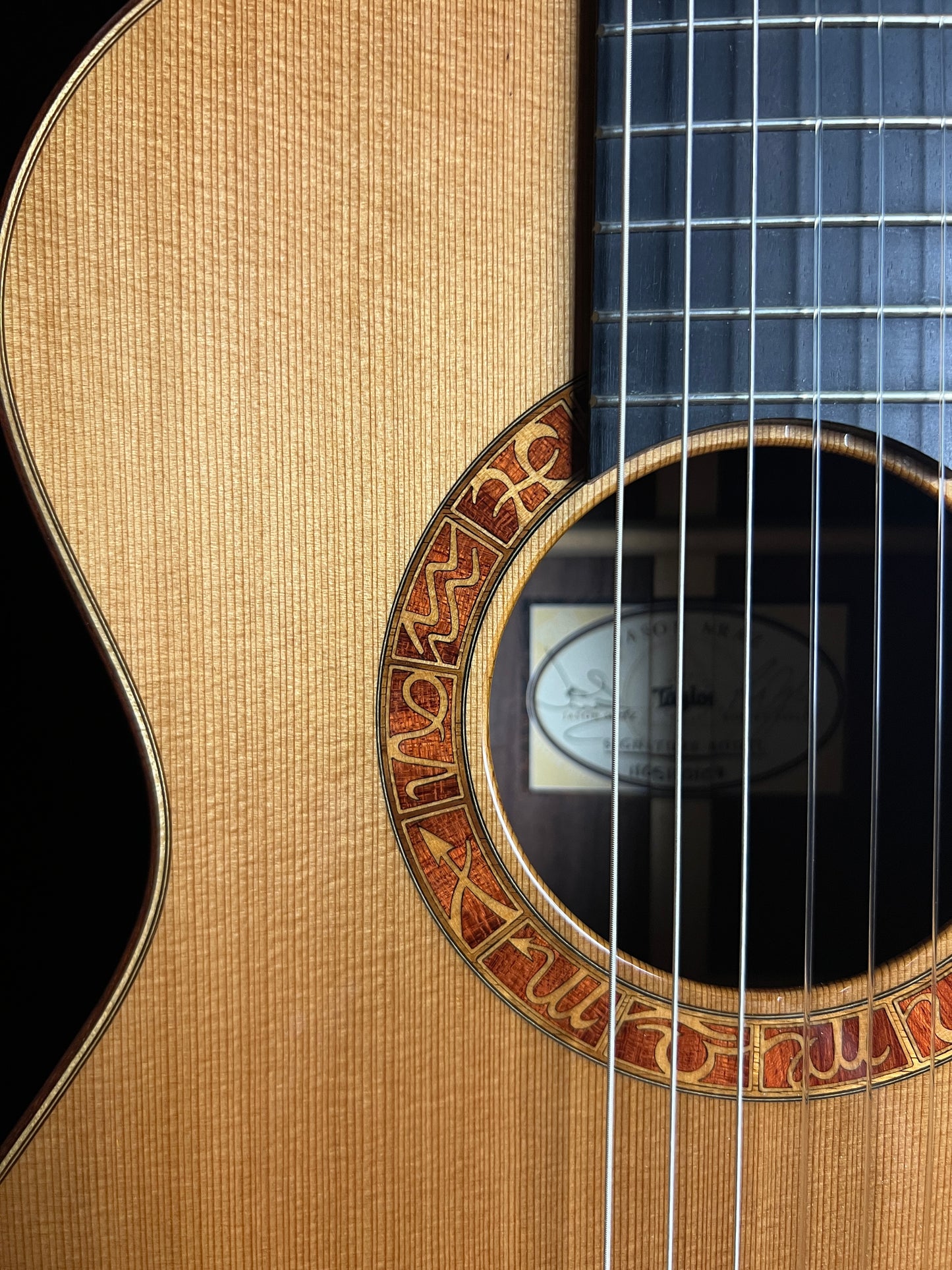 Taylor JMSM Jason Mraz Signature Model "Be Love" Cedar/Rosewood Nylon Guitar - Consignment