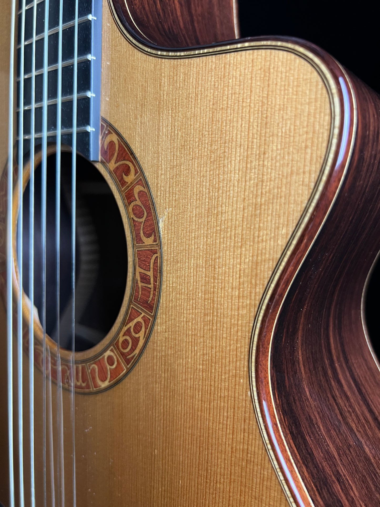 Taylor JMSM Jason Mraz Signature Model "Be Love" Cedar/Rosewood Nylon Guitar - Consignment