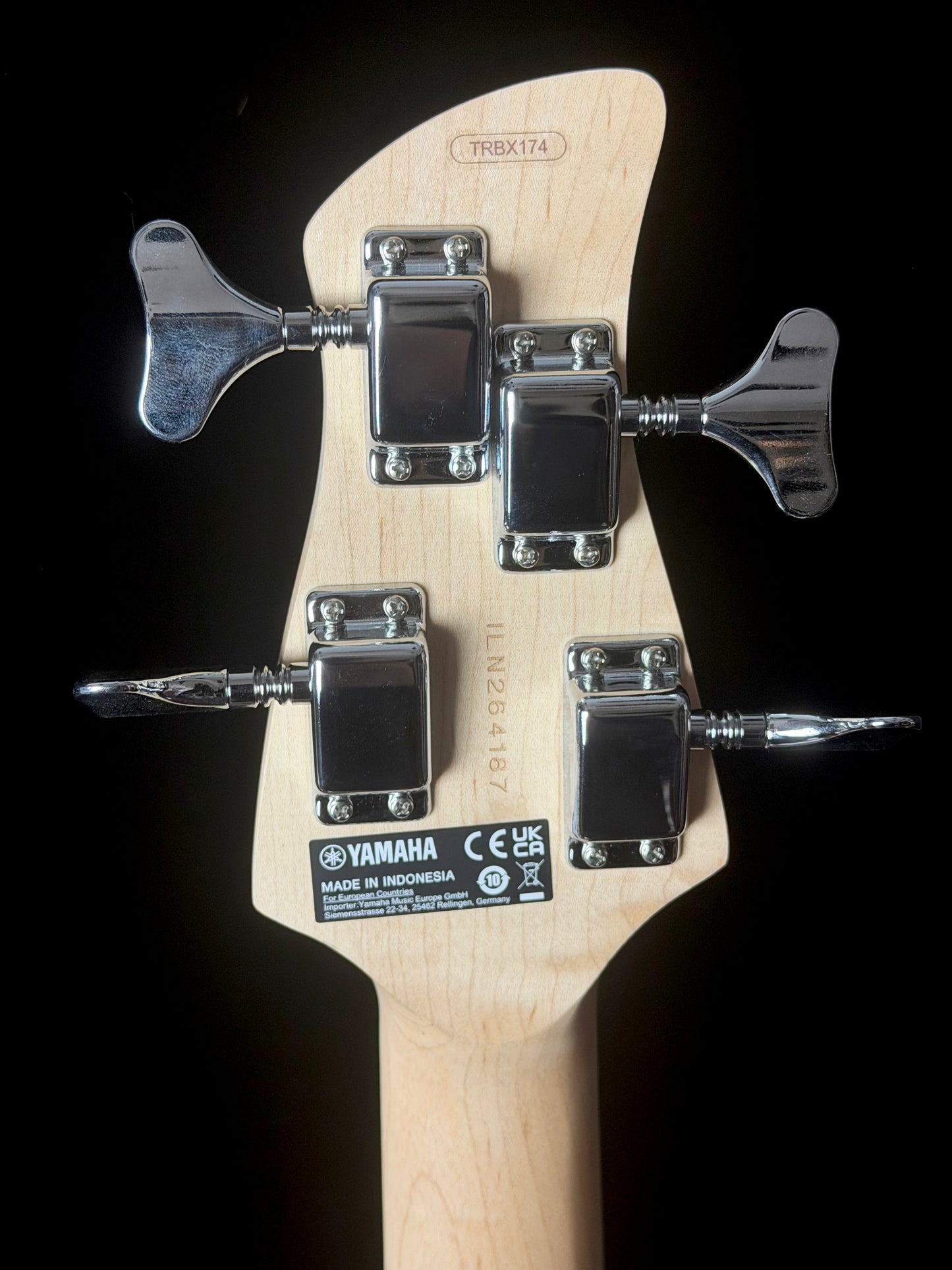 Yamaha TRBX174 4-String Blue Electric Bass Guitar - New