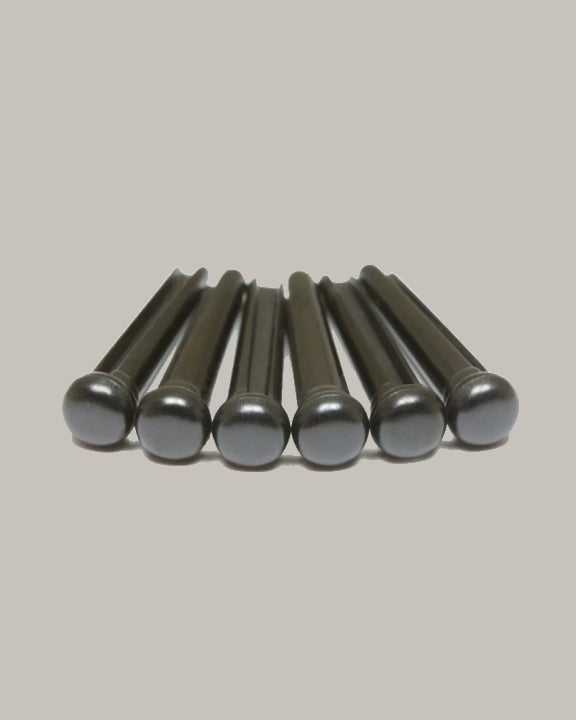 TUSQ Traditional Bridge Pins Black With No Dot