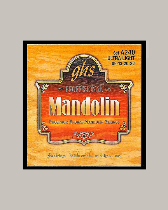 GHS Professional Mandolin Phosphor Bronze A240 Ultra Light