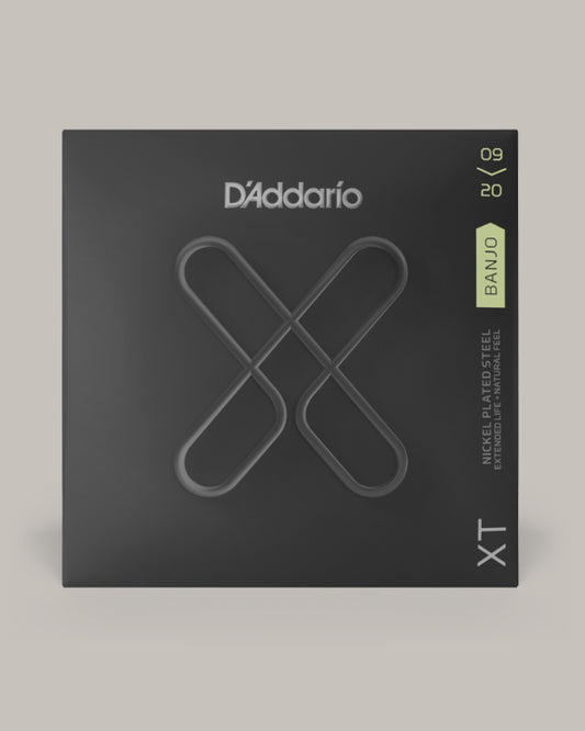 D'Addario XT Banjo Nickel Plated Steel Light 09-20 XTJ0920