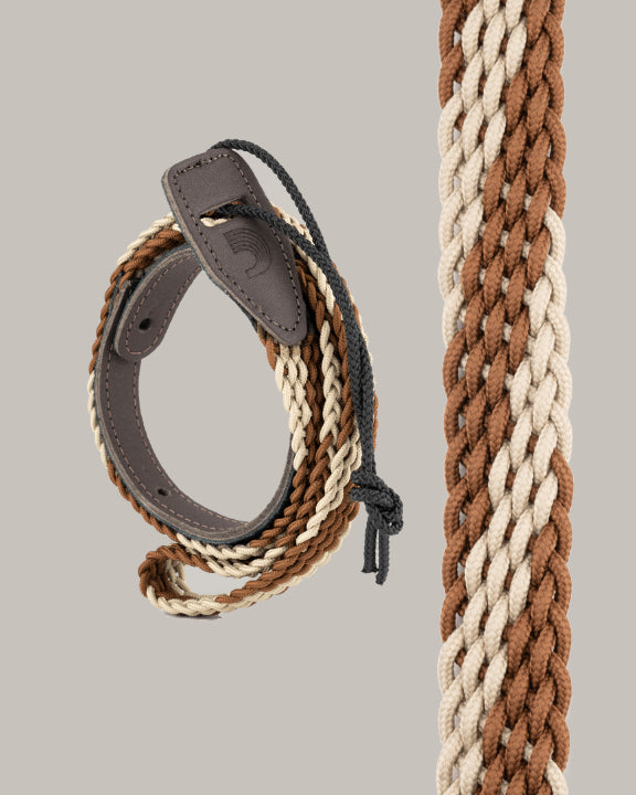 D'Addario Braided Fabric Mandolin Strap - Brown