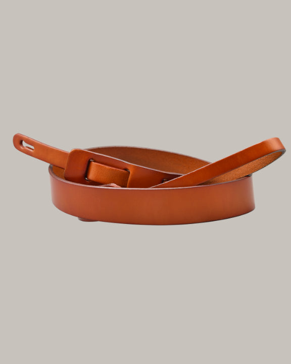 Golden Gate Deluxe Leather Mandolin Strap – Walnut Brown