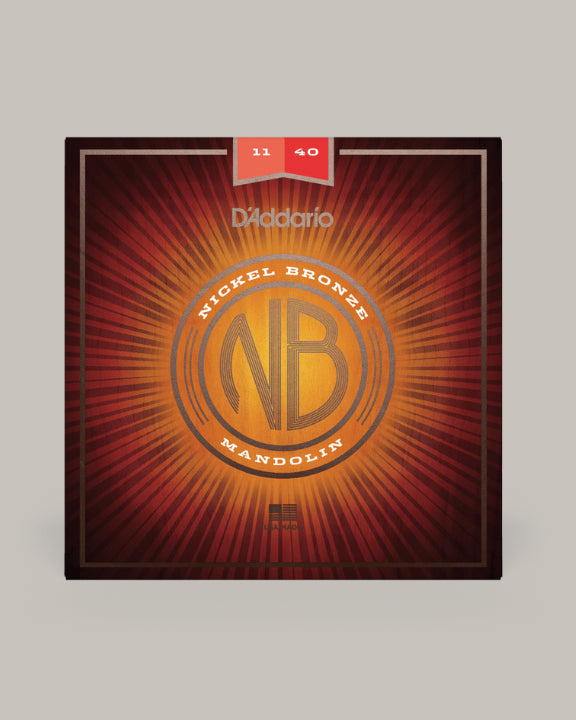 D'Addario Mandolin Nickel Bronze Medium 11-40 NBM1140