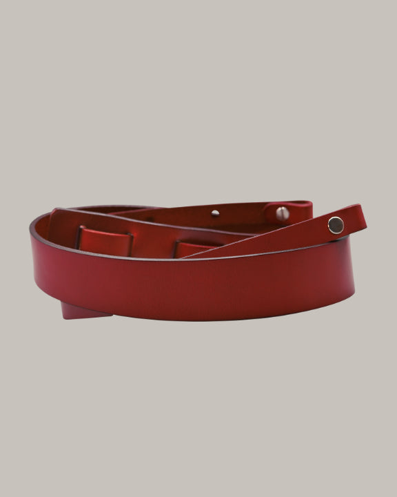 Golden Gate Deluxe Leather Banjo Strap – Mahogany Brown