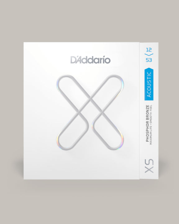 D'Addario XS Acoustic Guitar Phosphor Bronze Light 12-53 XSAPB1253