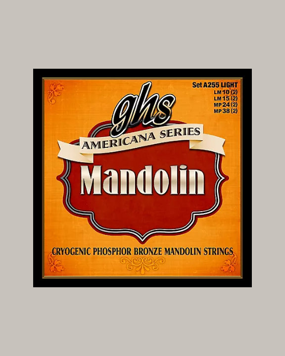 Cordes Mandoline GHS Phosphor Bronze Medium A270 - Son Brillant Et Durable
