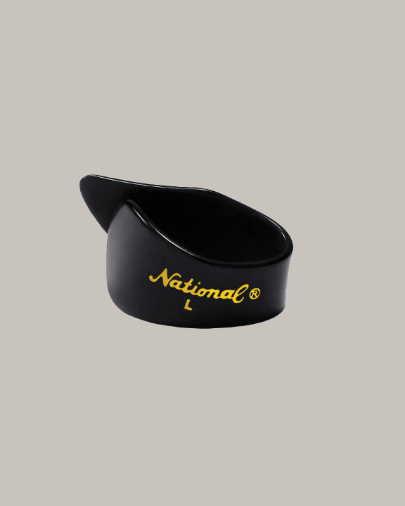 National Thumb Picks - Black Celluloid, Large - One Pick