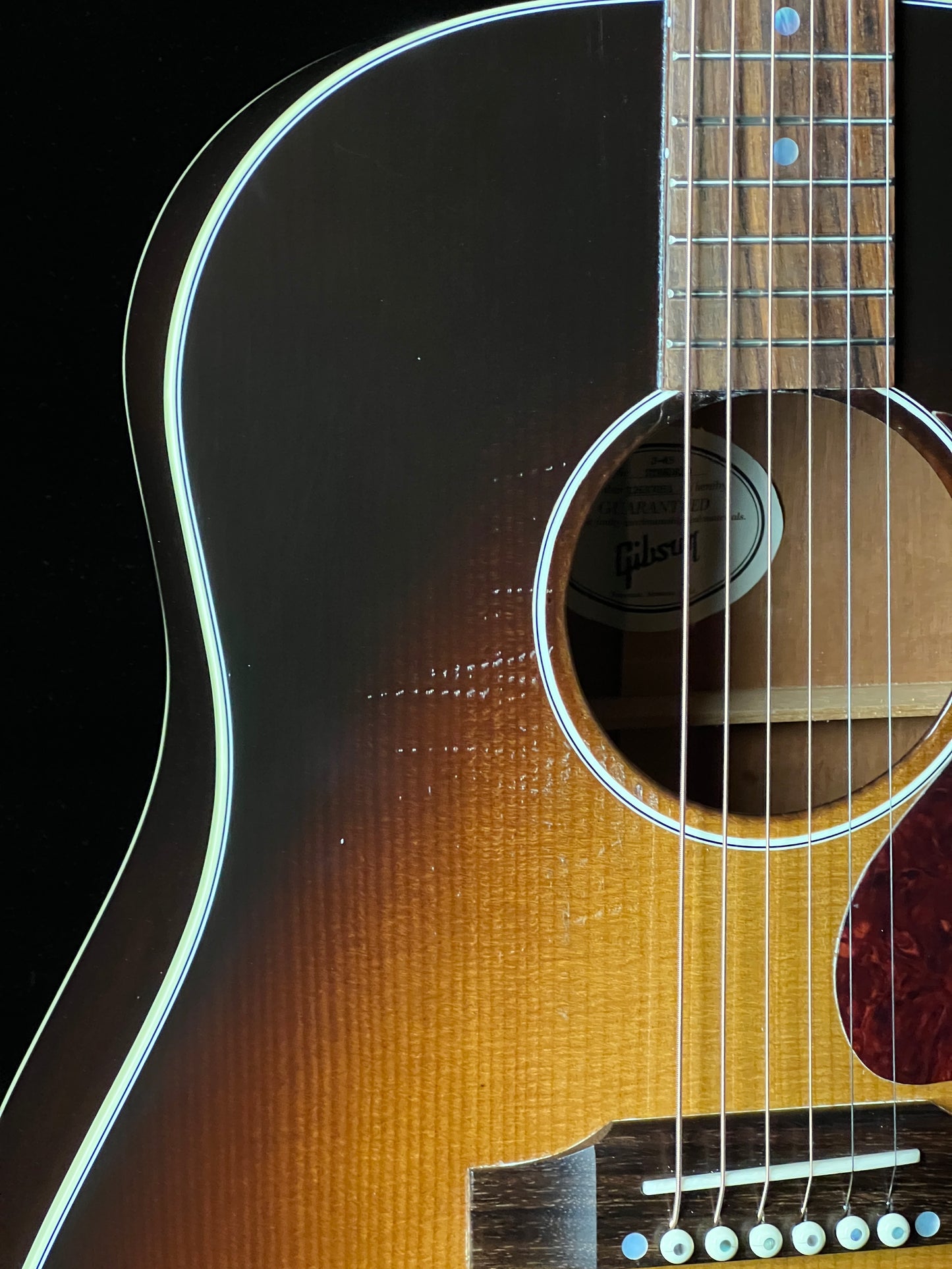 SOLD - 2018 Gibson J-45 Standard Sunburst Slope Shoulder Dreadnought Acoustic Guitar with Pickup - Used