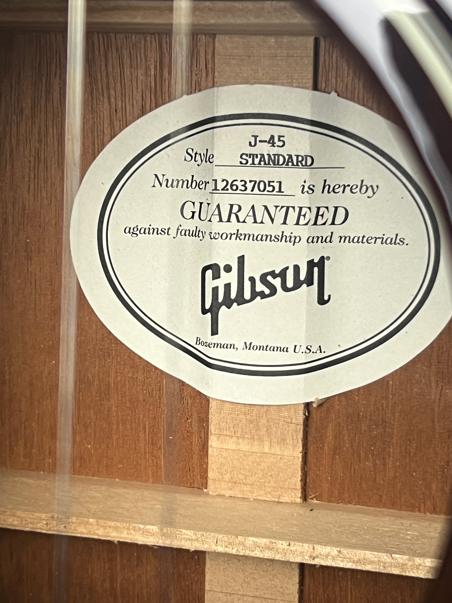 SOLD - 2018 Gibson J-45 Standard Sunburst Slope Shoulder Dreadnought Acoustic Guitar with Pickup - Used