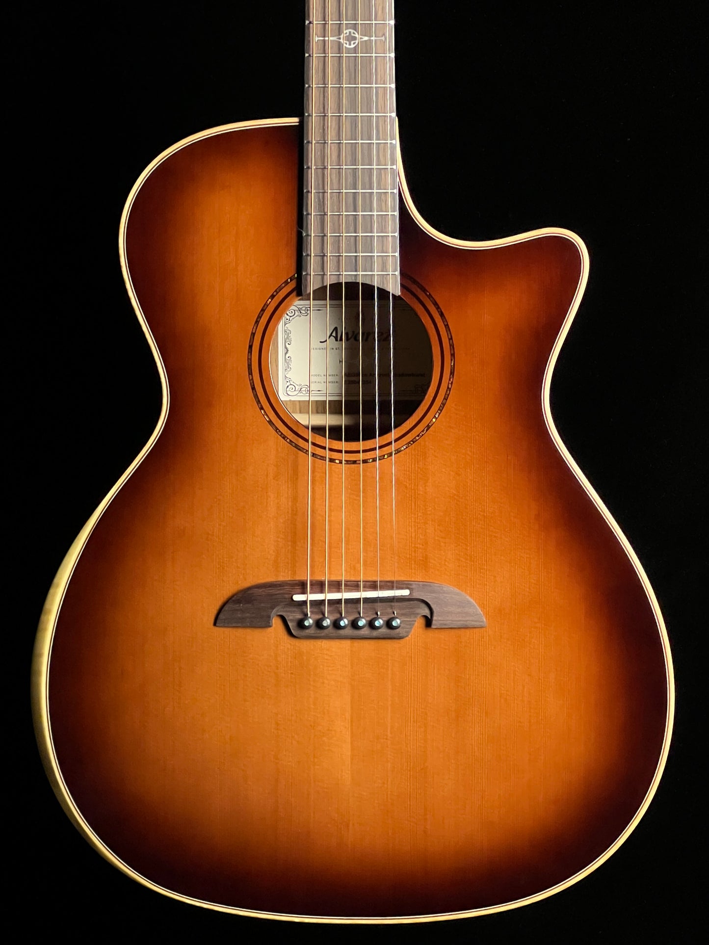 Alvarez AEG99ce Artist Elite Grand Auditorium Cutaway Guitar with LR Baggs - New