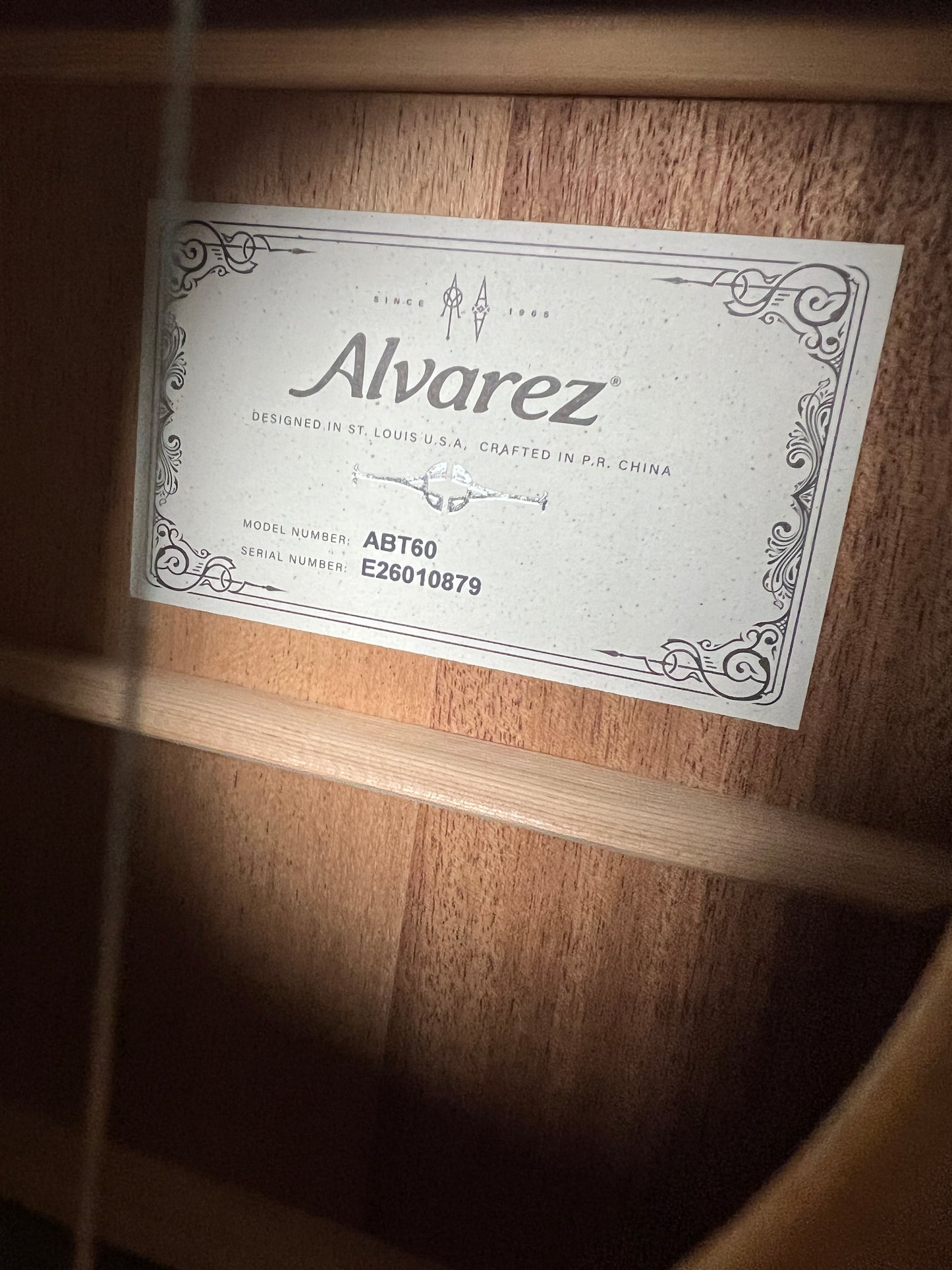 Alvarez Artist Baritone Acoustic Guitar - New