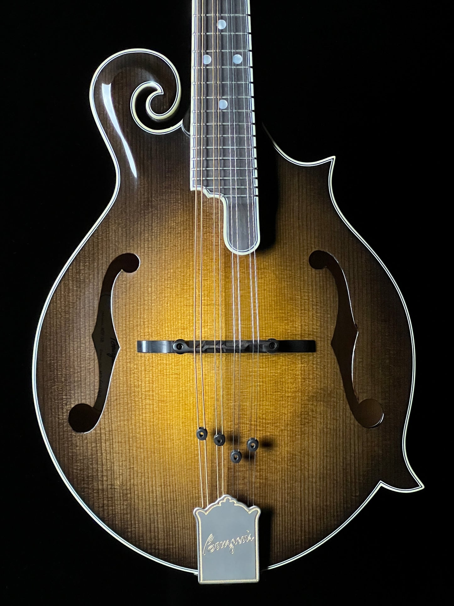 SOLD - Bourgeois M5-F-SB F-Style Mandolin Adirondack Spruce/European Maple - New