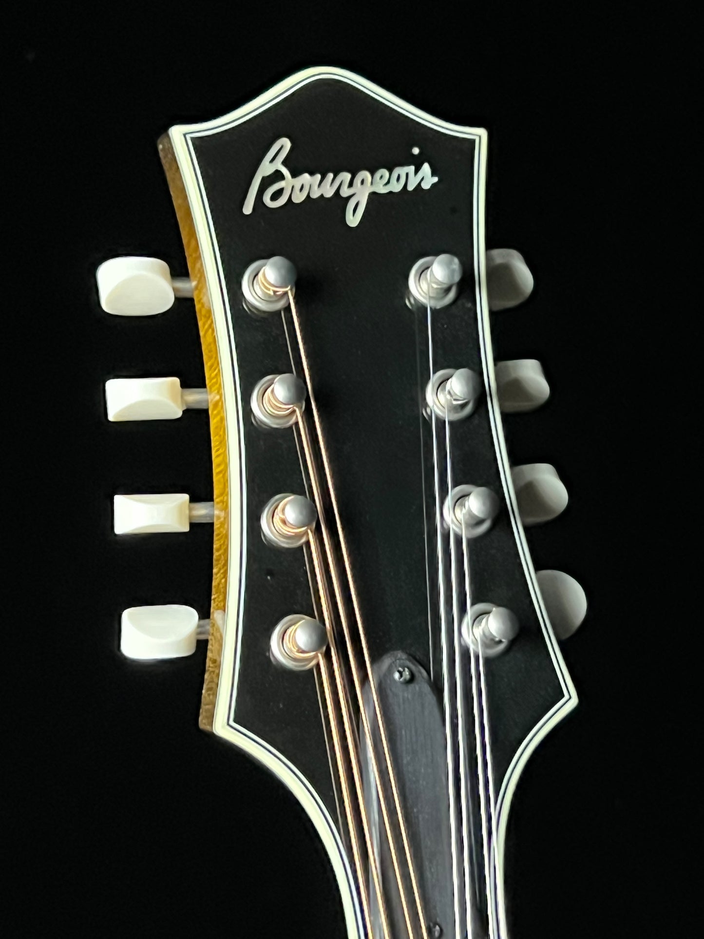 SOLD - Bourgeois M5A-SB A-Style Sunburst Mandolin Adirondack Spruce/ European Maple - New