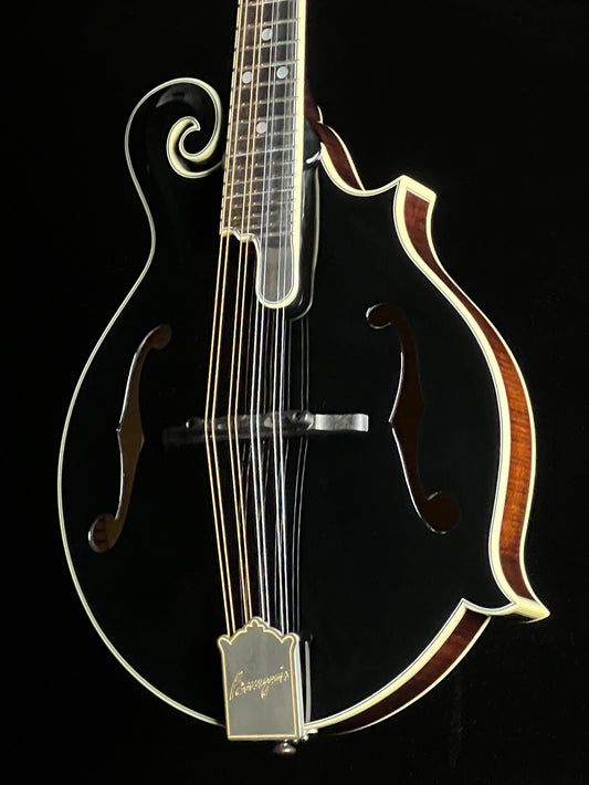 Bourgeois M5F Black-Top Adirondack / European Maple F-Style Mandolin - New