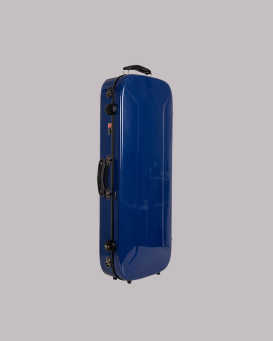 Crossrock Fiberglass Mandolin Rectangular Case Rectangular Navy - New