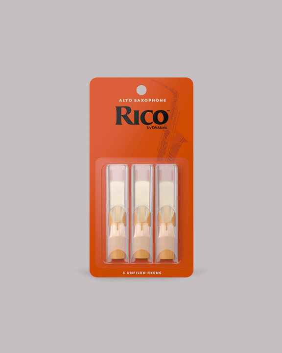 D'Addario Rico Alto Saxophone Strength 3.0, 3-Pack