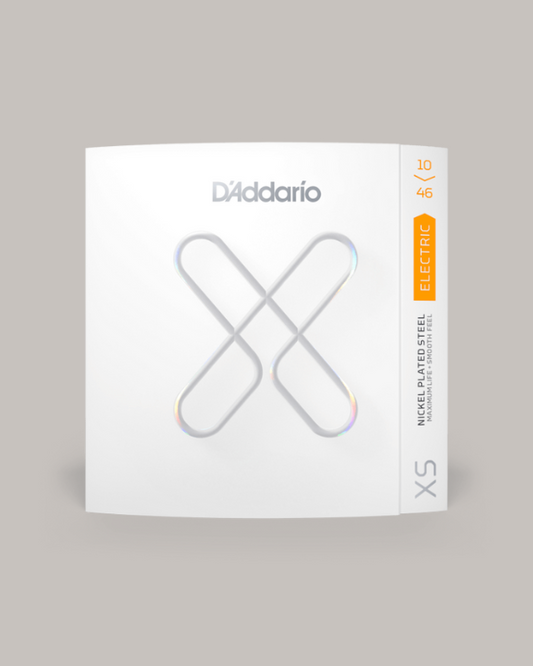 D'Addario XS Regular Light Nickel Coated Electric Guitar Strings 10-46 XSE1046
