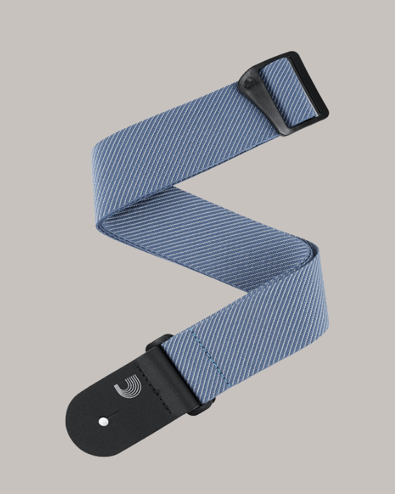 D'Addario Classic Tweed Guitar Strap - Blue