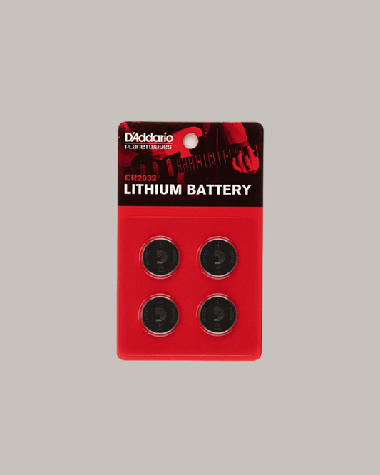 D'Addario Lithium CR2032 Battery - 4 Pack