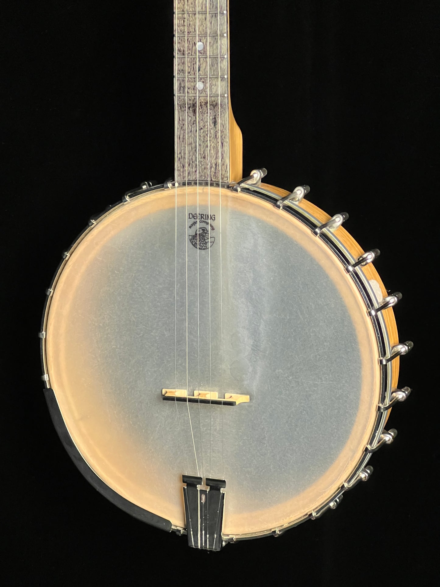 SOLD - Deering Vega White Oak Open Back Banjo 12" - Used