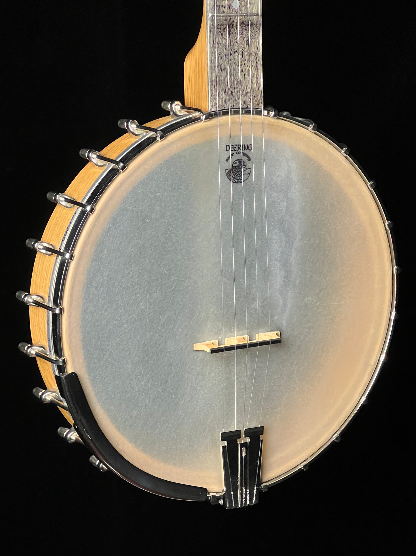 SOLD - Deering Vega White Oak Open Back Banjo 12" - Used