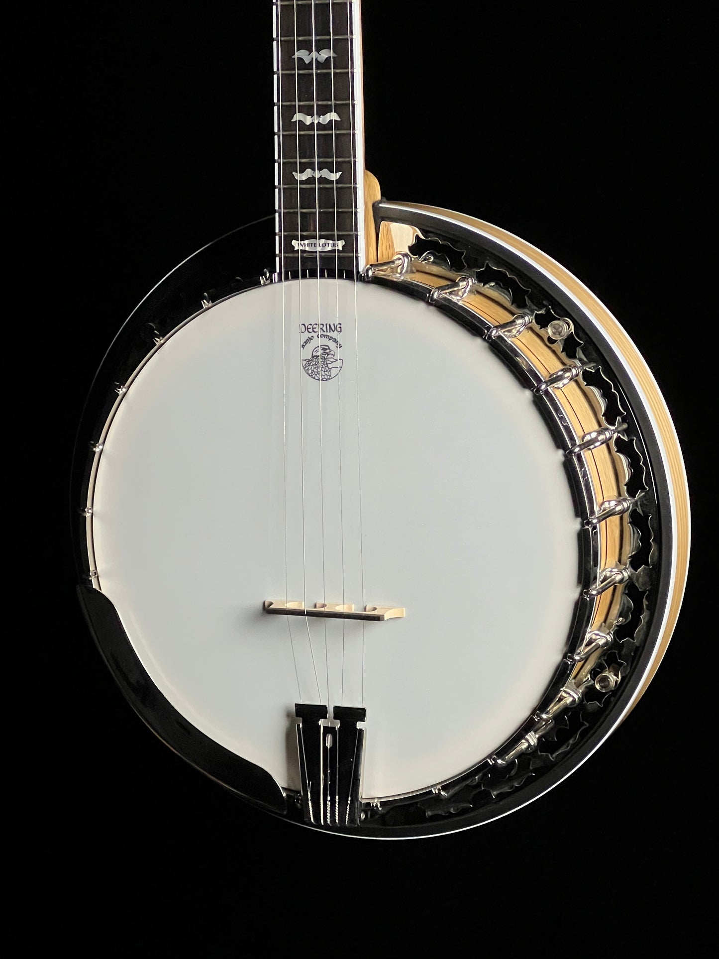 Deering White Lotus 5-String Banjo - New