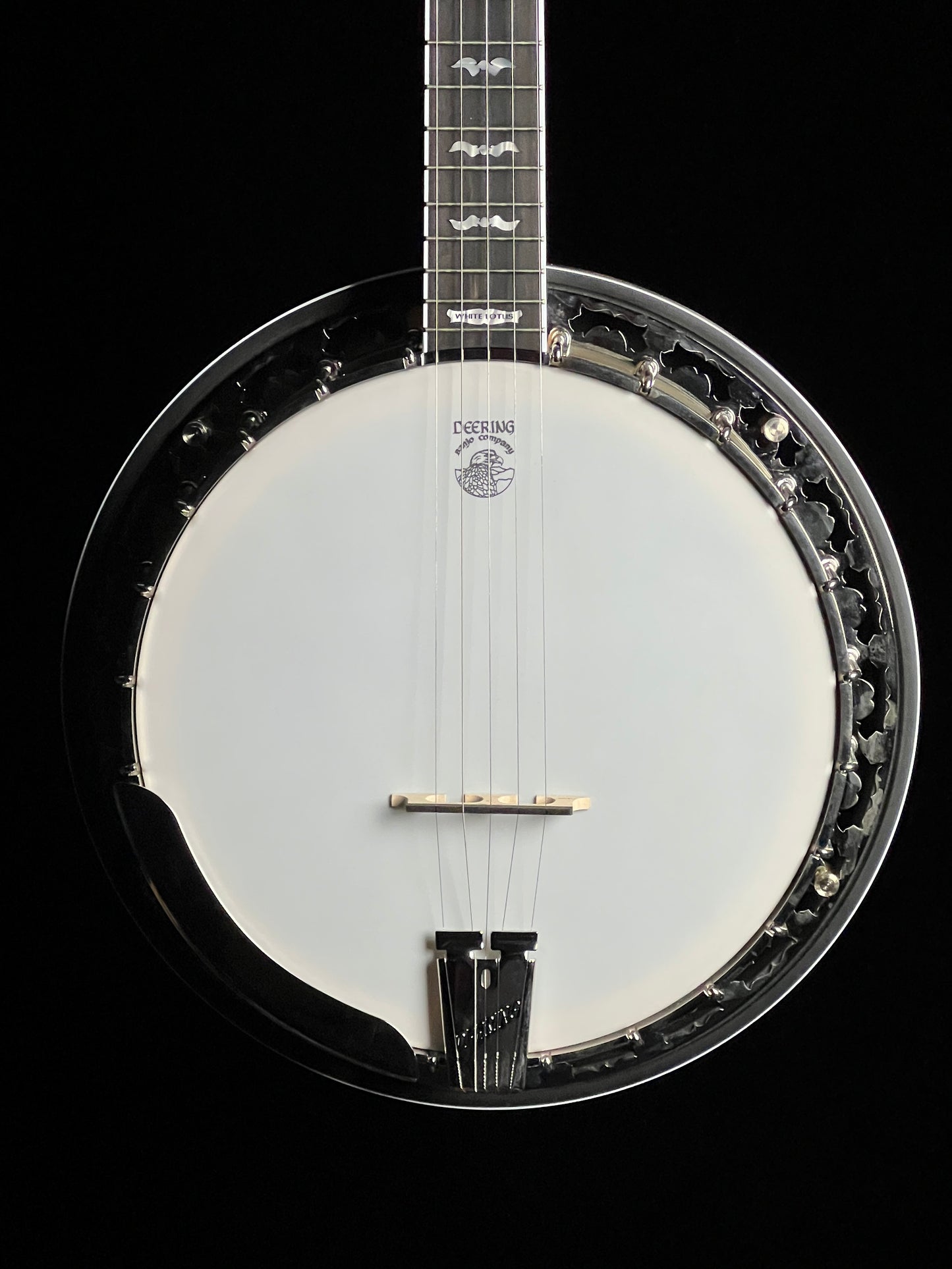 Deering White Lotus 5-String Banjo - New