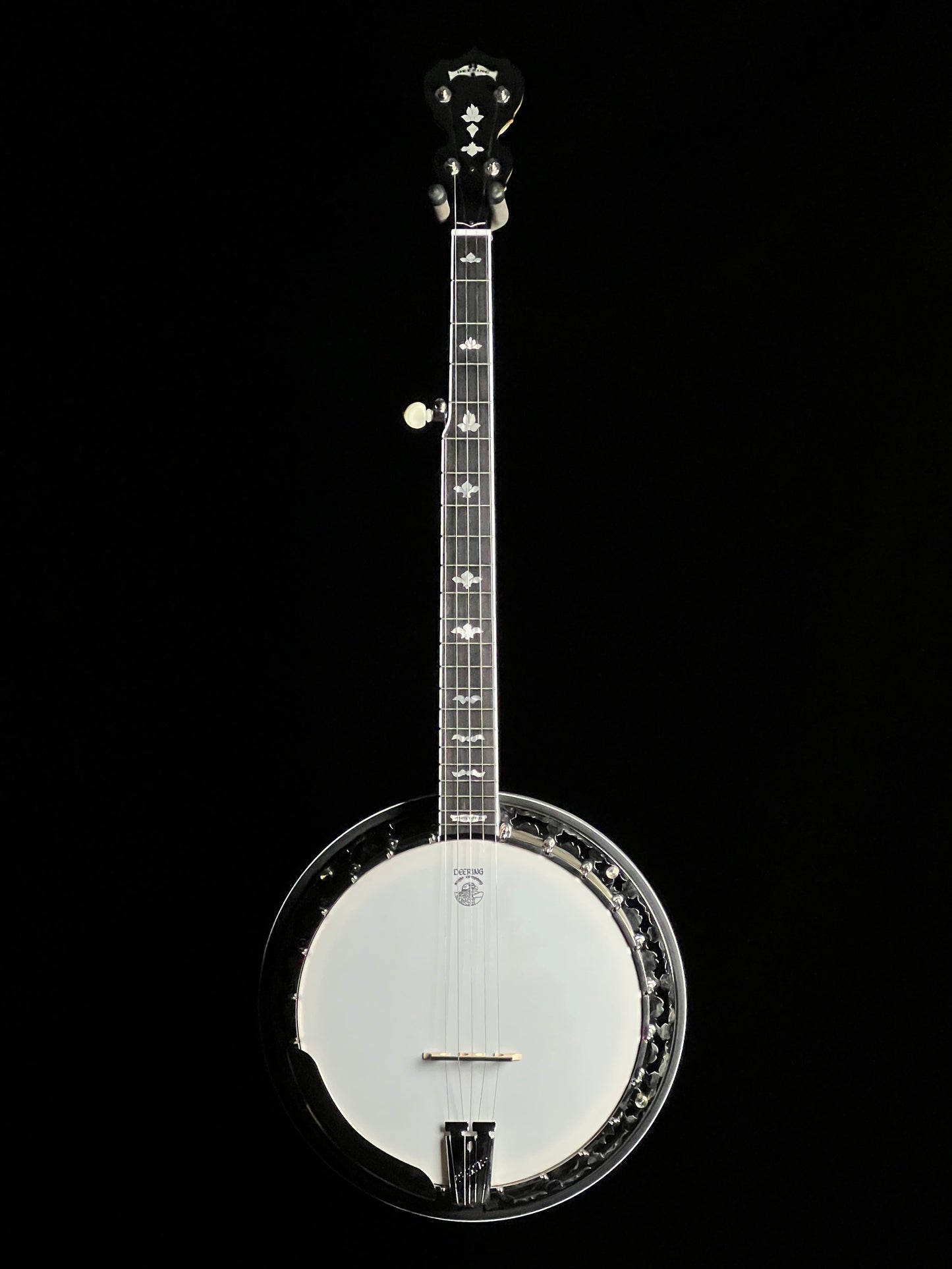 Deering White Lotus 5-String Banjo - New