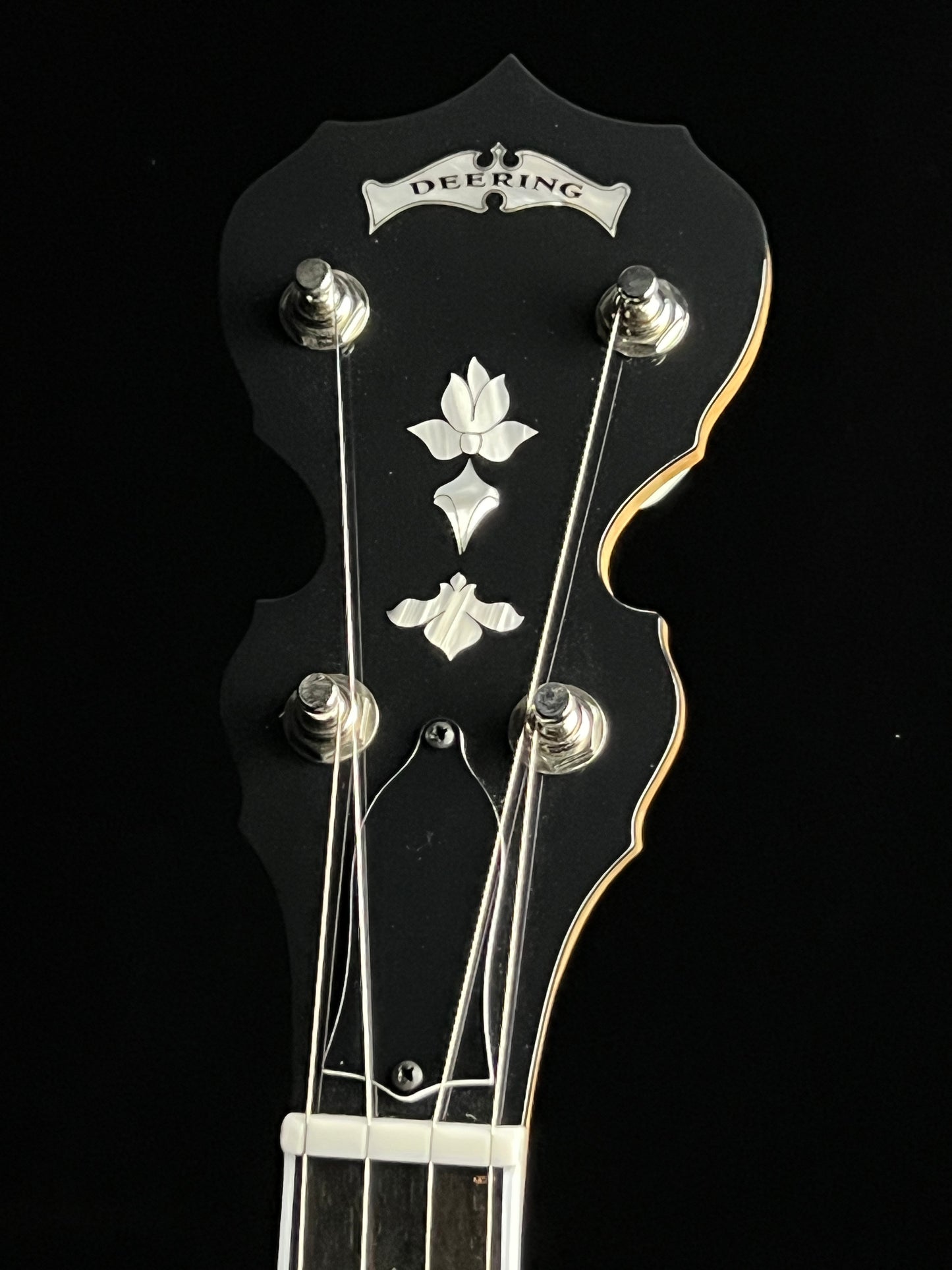 Deering White Lotus 5-String Banjo - New