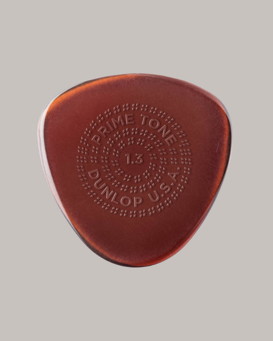 Dunlop Primetone Semi Round Grip Pick 1.3mm - One Pick