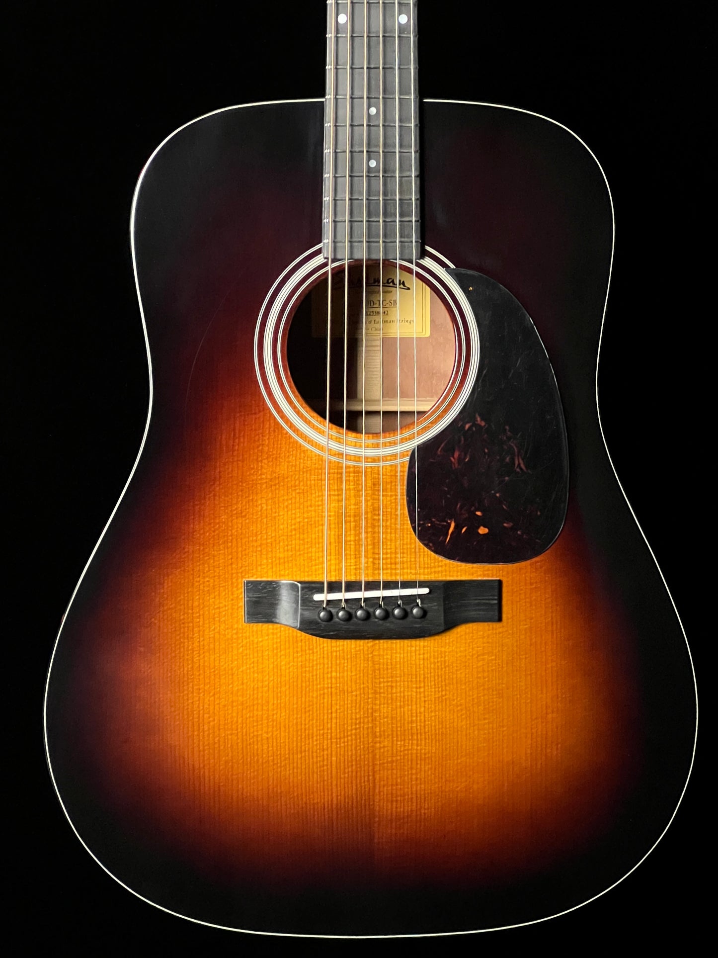 Eastman E10D-TC-SB Sunburst Dreadnought Solid Thermo-Cured Adirondack Spruce/Solid Mahogany - New