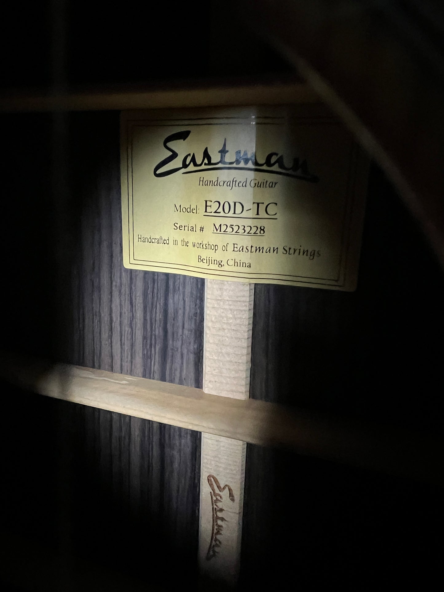 SOLD - Eastman E20D-TC Dreadnought Thermo Cured Adirondack/Rosewood - New