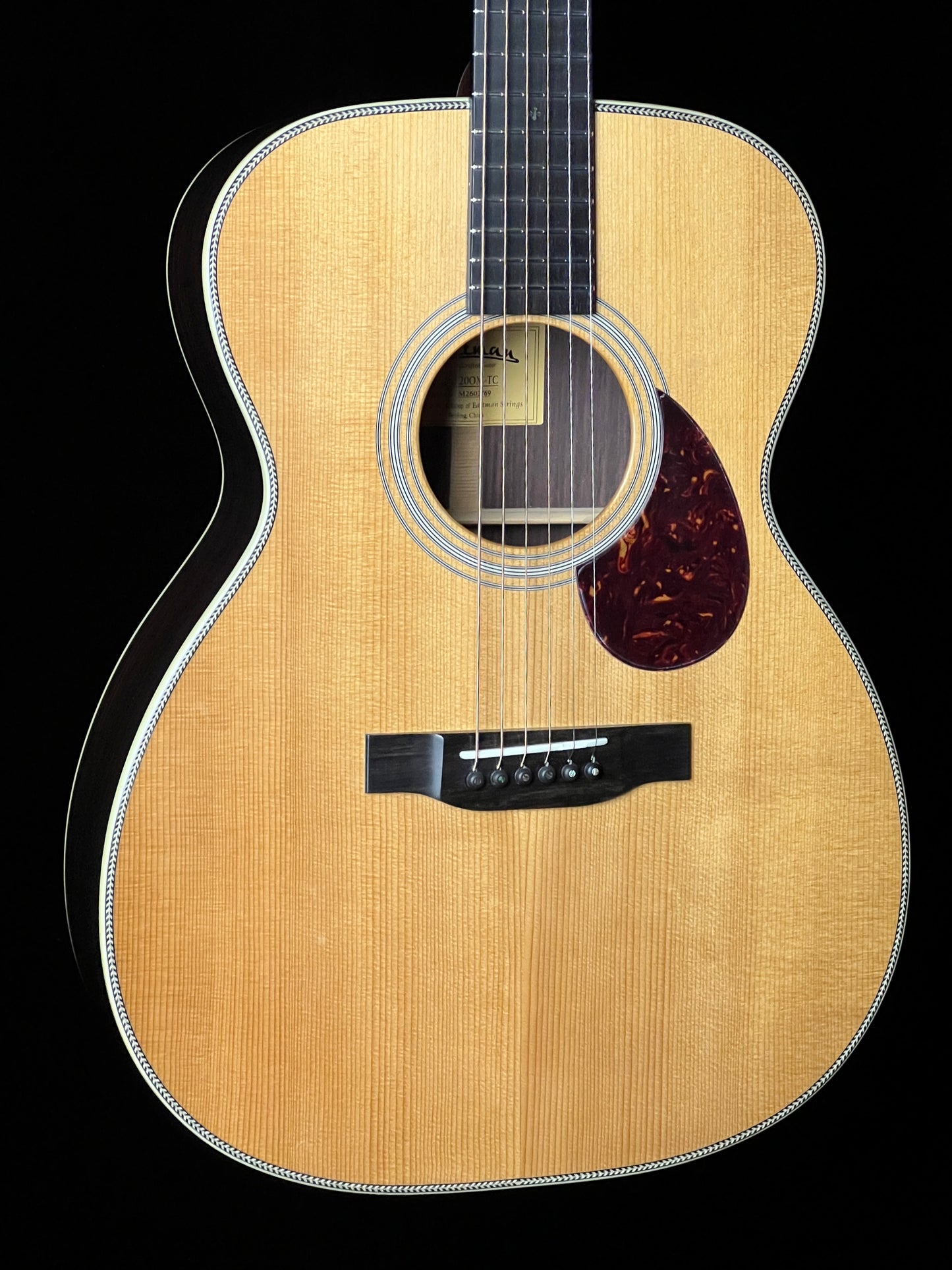 Eastman E20OM-TC Orchestra Model Solid Thermo-Cured Adirondack Spruce/Solid Rosewood - Used