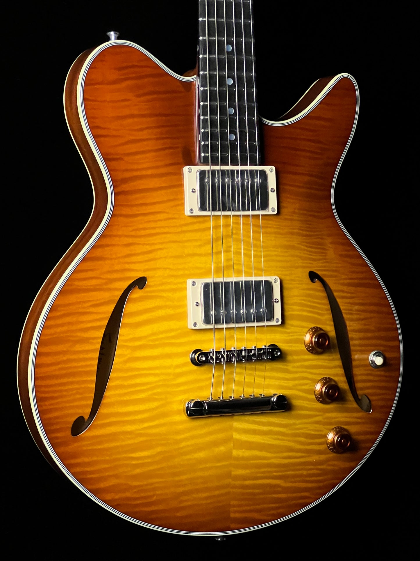 Eastman Electric Thinline Romeo California Goldburst Guitar - New