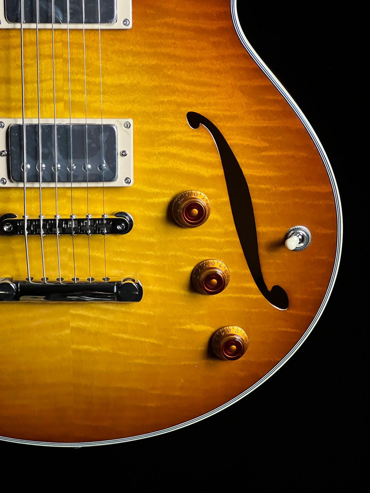 Eastman Electric Thinline Romeo California Goldburst Guitar - New