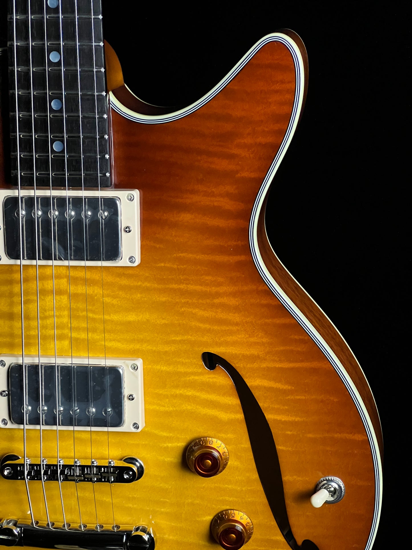 Eastman Electric Thinline Romeo California Goldburst Guitar - New