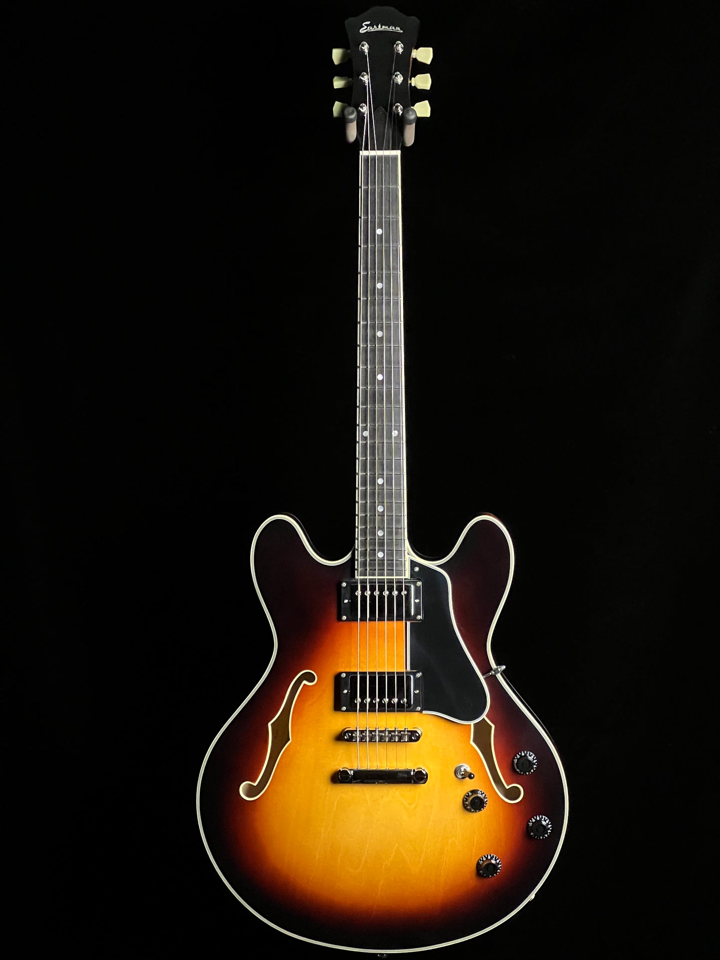 Eastman Electric Thinline T386-SB Sunburst Hollowbody Guitar - New